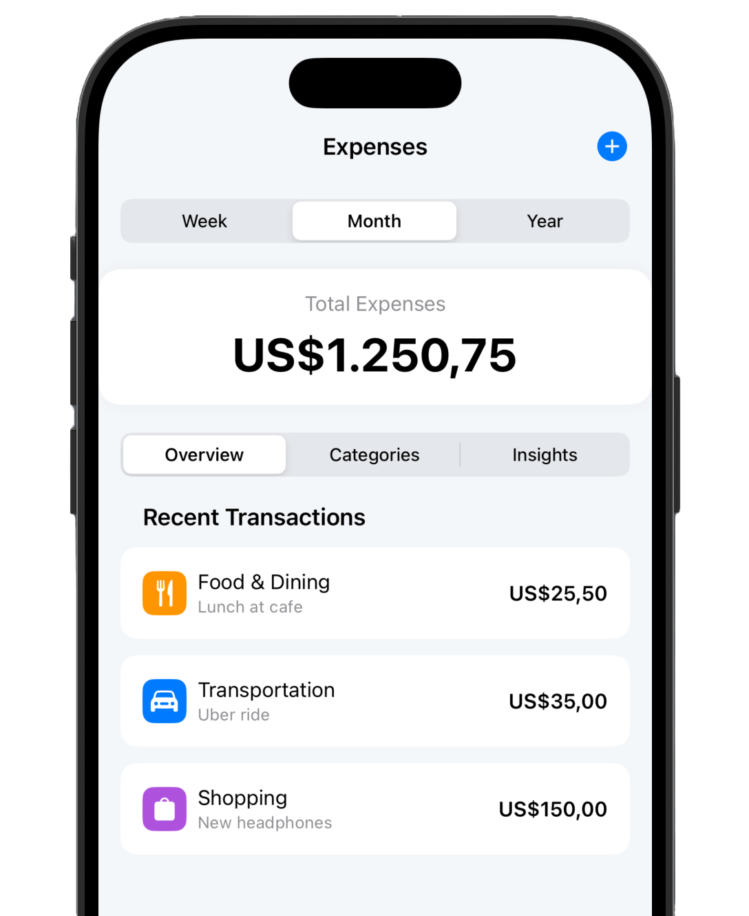 catat.ai expense tracking interface